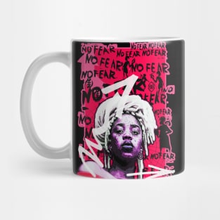 No Fear Strong Black Woman Adinkra Mug